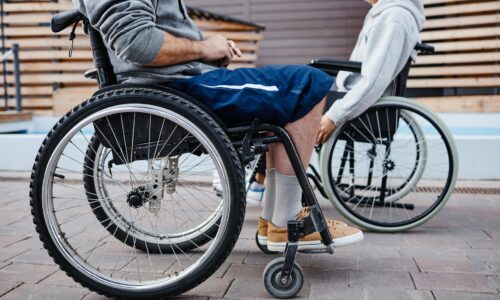 people on wheelchairs
